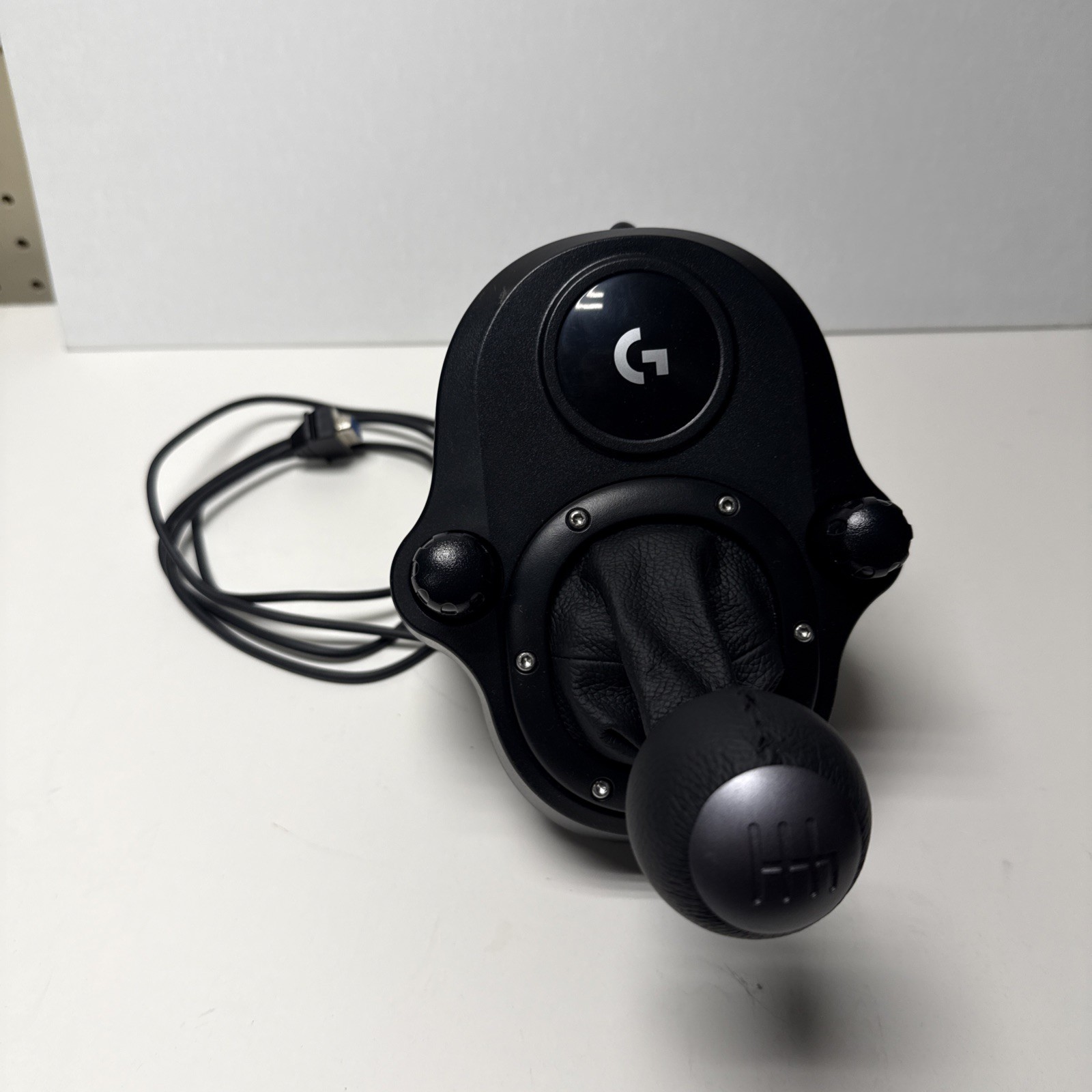 Logitech Driving Force 6-Speed Shifter With Push Down Reverse Open Box