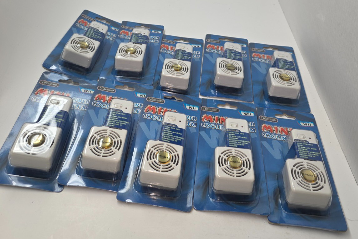 10X Wholesale lot NEW External Mini USB Power Cooling Fans for Nintendo Wii