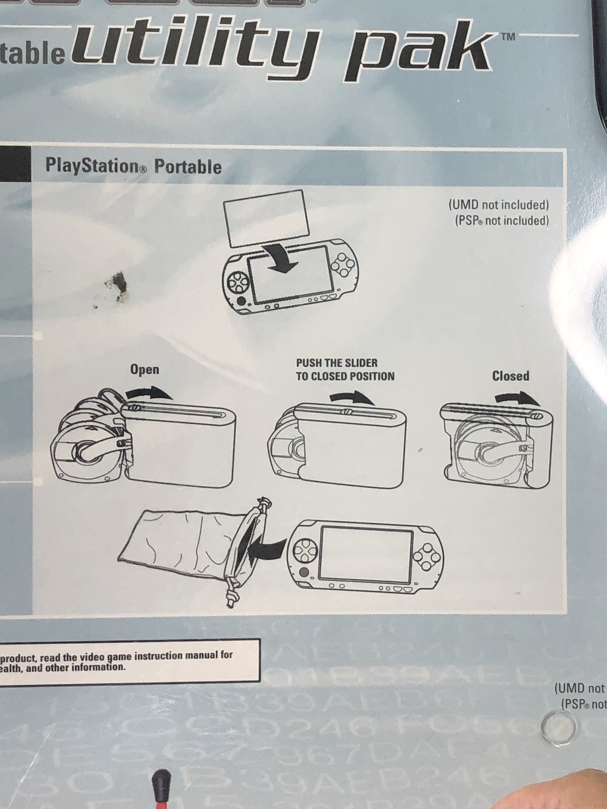PSP GameShark Utility Pak 2005 Mad Catz Screen Protector UMD Mag Pouch Sony