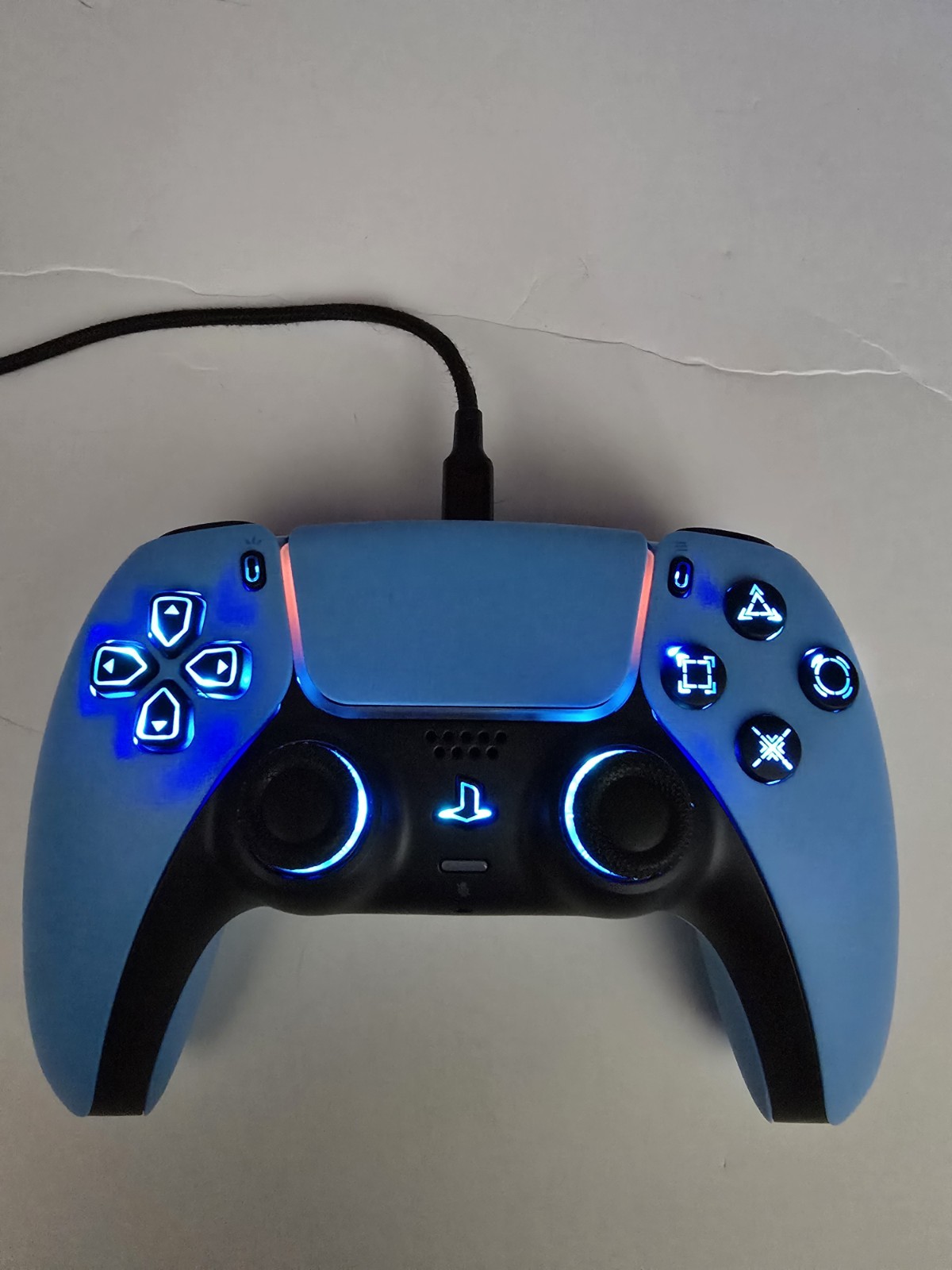 SONY STARLIGHT BLUE PS5 LED LIGHTS CONTROLLER, 7 DIFFERENT COLORS