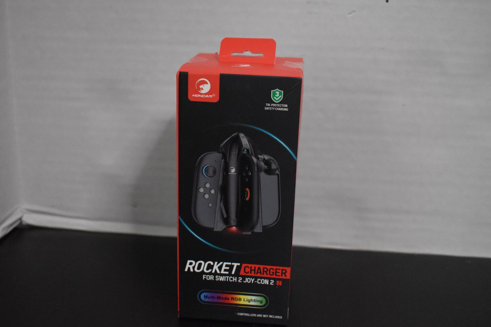 ROCKET CHARGER FOR SWITCH 2 JOY-CON 2 MULTI MODE RGB LIGHTING NEW