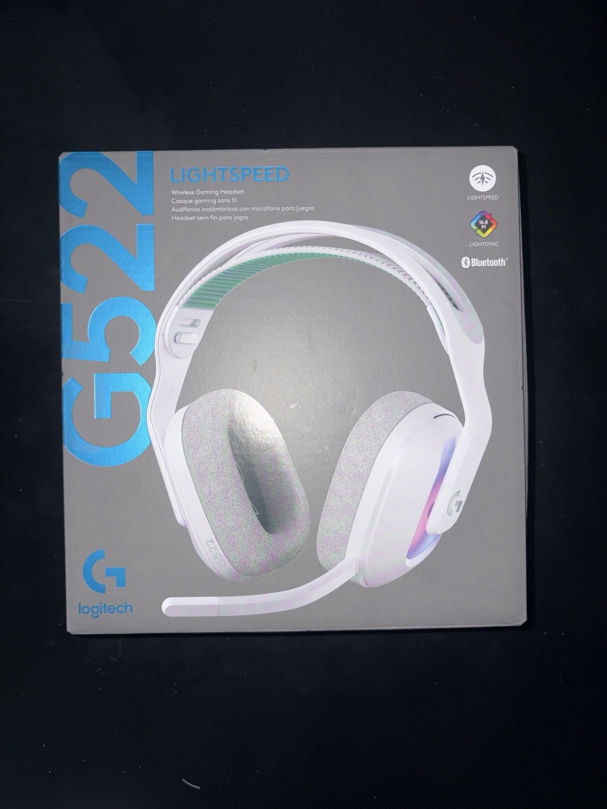 Logitech G522 Lightspeed Wireless Gaming Headset White with LIGHTSYNC RGB