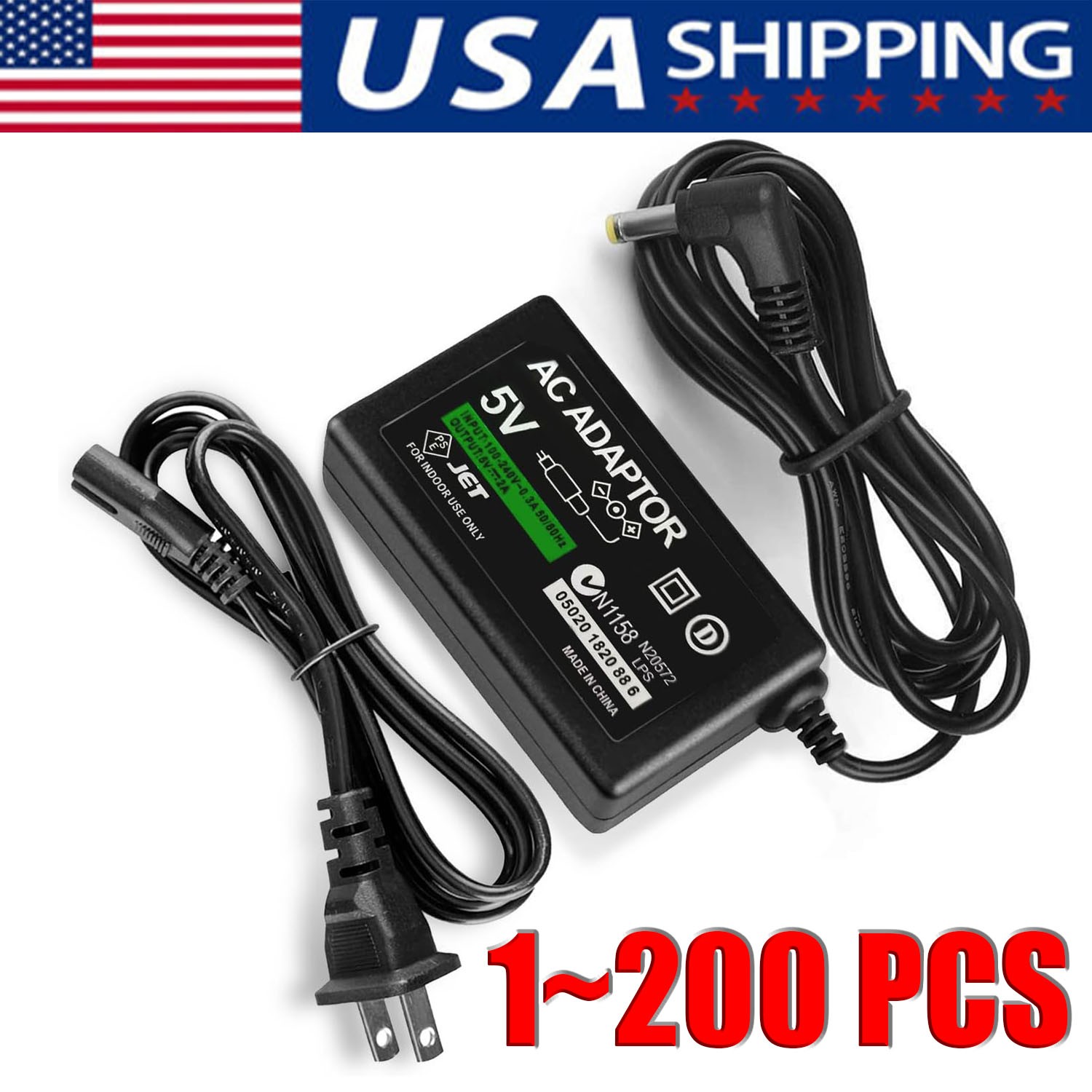 AC Adapter Home Wall Charger Power Supply For SONY PSP 1000 2000 3000 Slim Lite