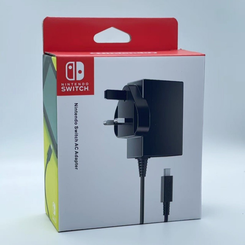 Genuine Nintendo Switch/Lite AC Power Supply Adapter US/CA EU UK plug charger