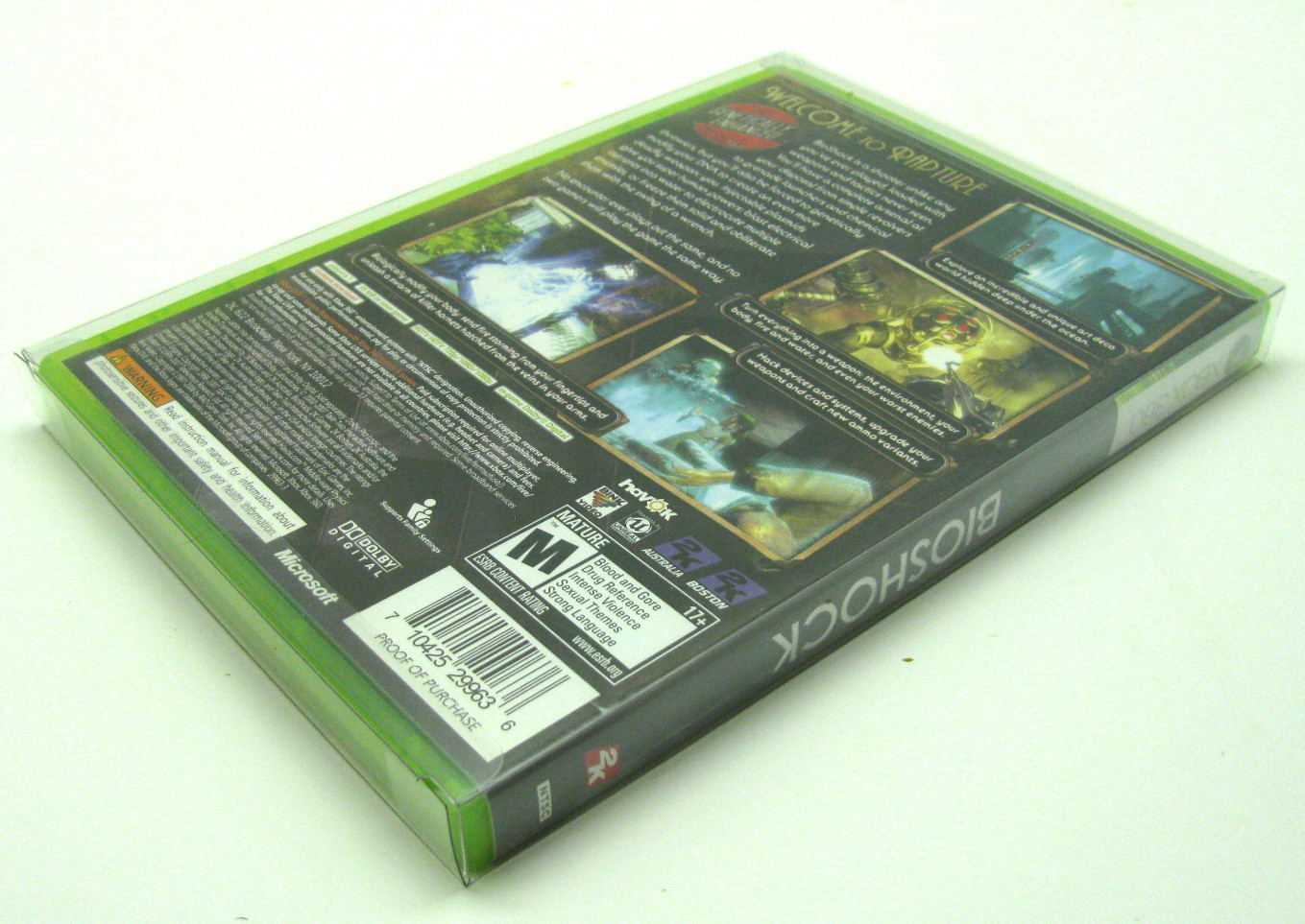 25X XBOX 360 CIB GAME – CLEAR PLASTIC PROTECTIVE BOX PROTECTOR CASE SLEEVE