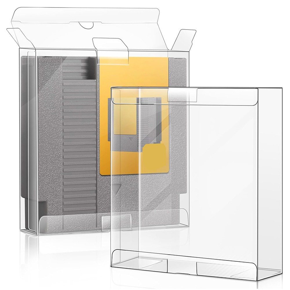 50PACK Protector Box Protection Case Sleeve for Nintendo NES Game Cartridge