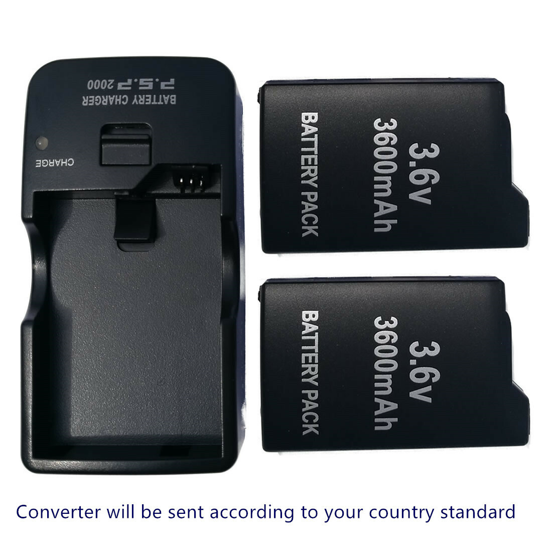 New 3.6V Rechargeable Battery or wall charger for Sony PSP-110 PSP-1001 PSP 1000