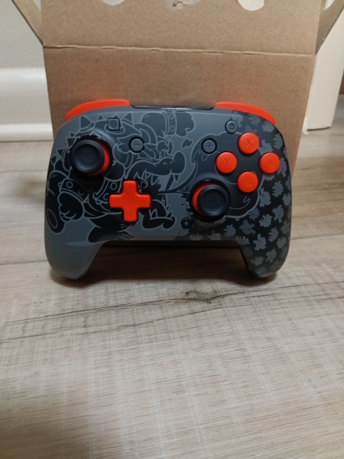 PDP REMATCH GLOW Wireless Controller Blackout Bowser for Nintendo Switch NEW