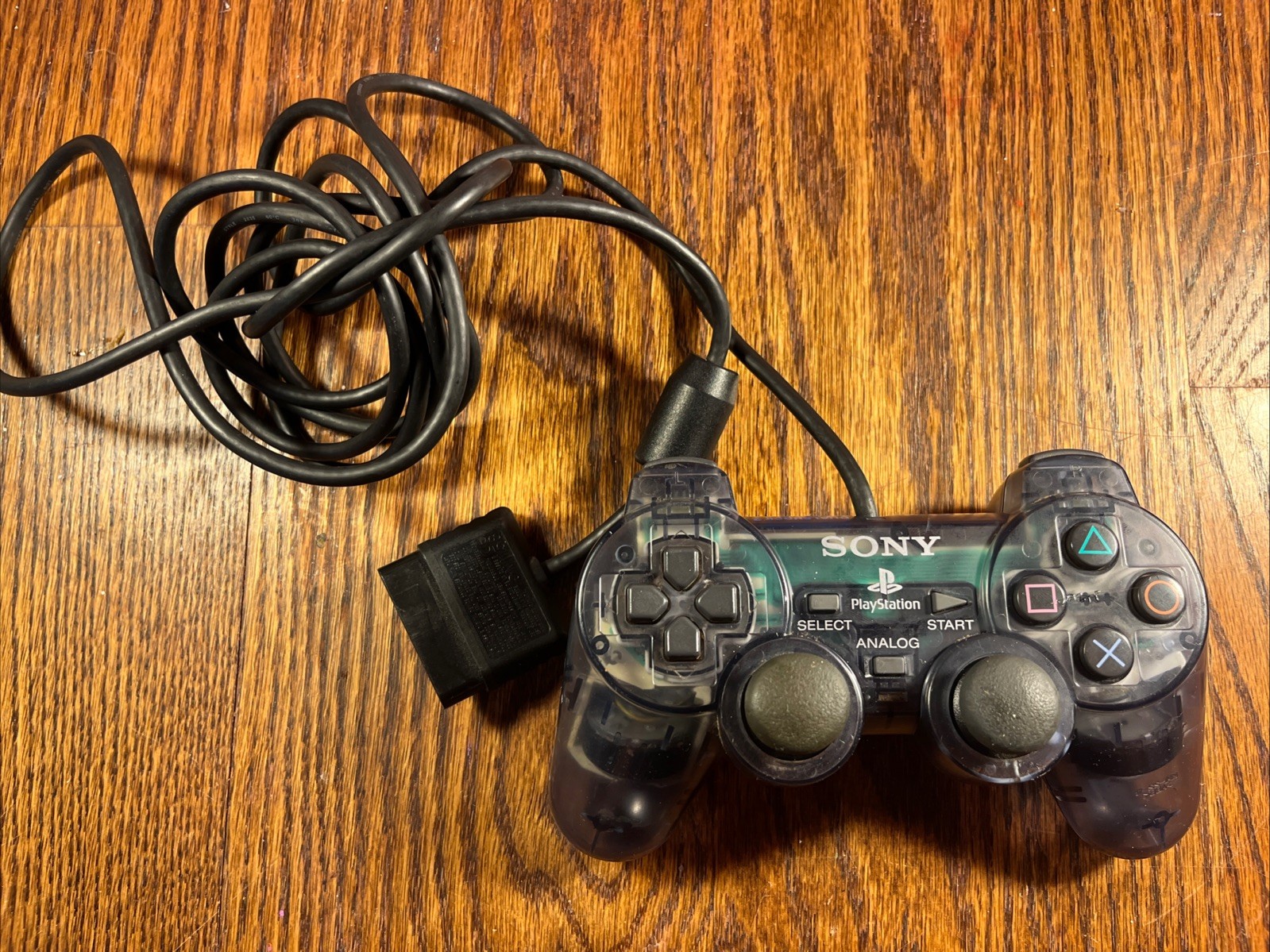 Vtg Smoke Clear DUALSHOCK 2 Controller Sony PlayStation 2 – OEM Tested & Working