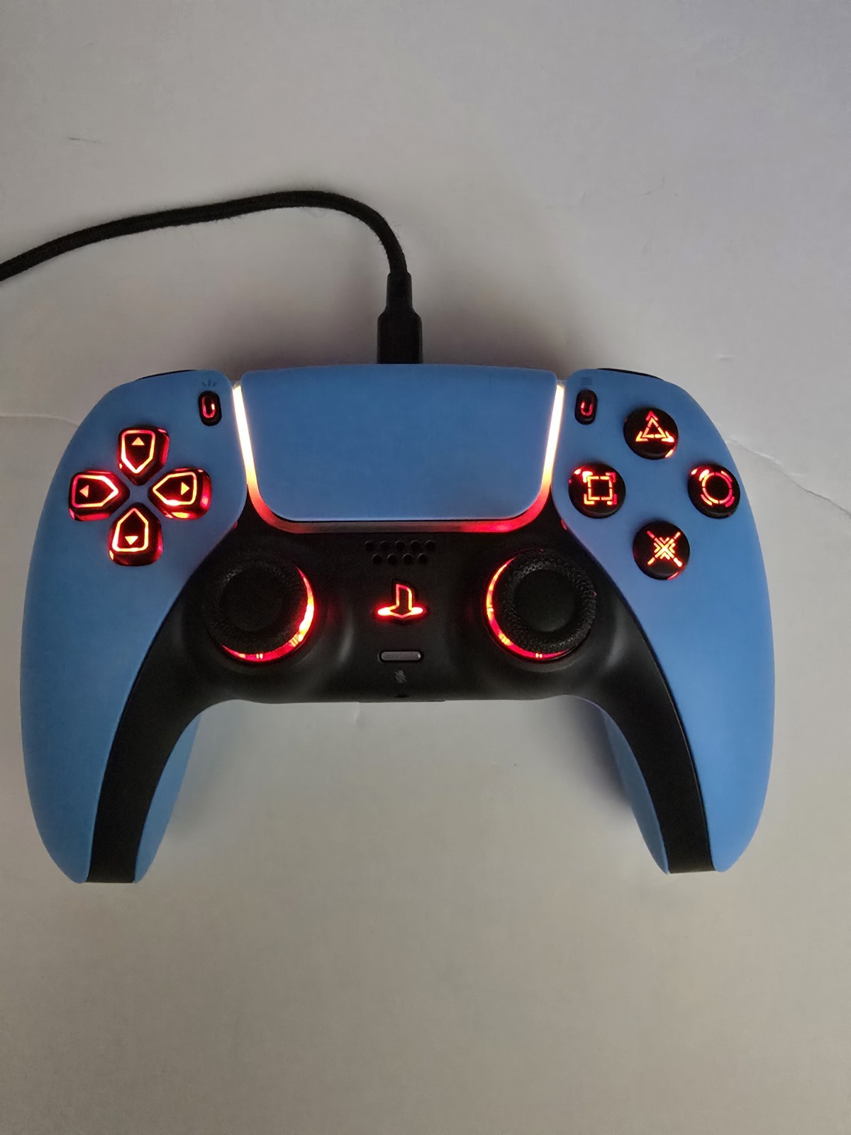 SONY STARLIGHT BLUE PS5 LED LIGHTS CONTROLLER, 7 DIFFERENT COLORS