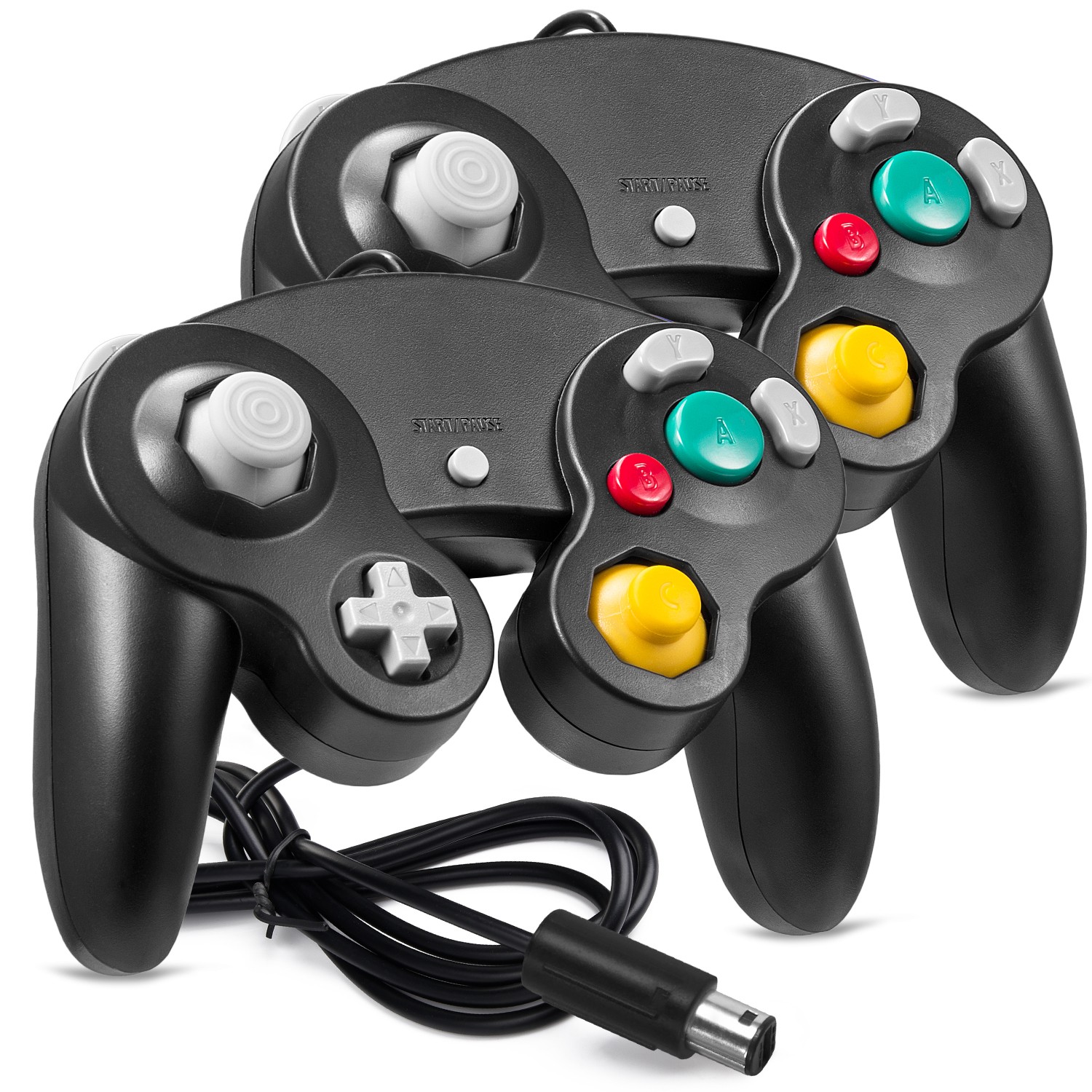 2PCS Wired Controller Gamecube NGC Compatible with Nintendo Gamecube Console