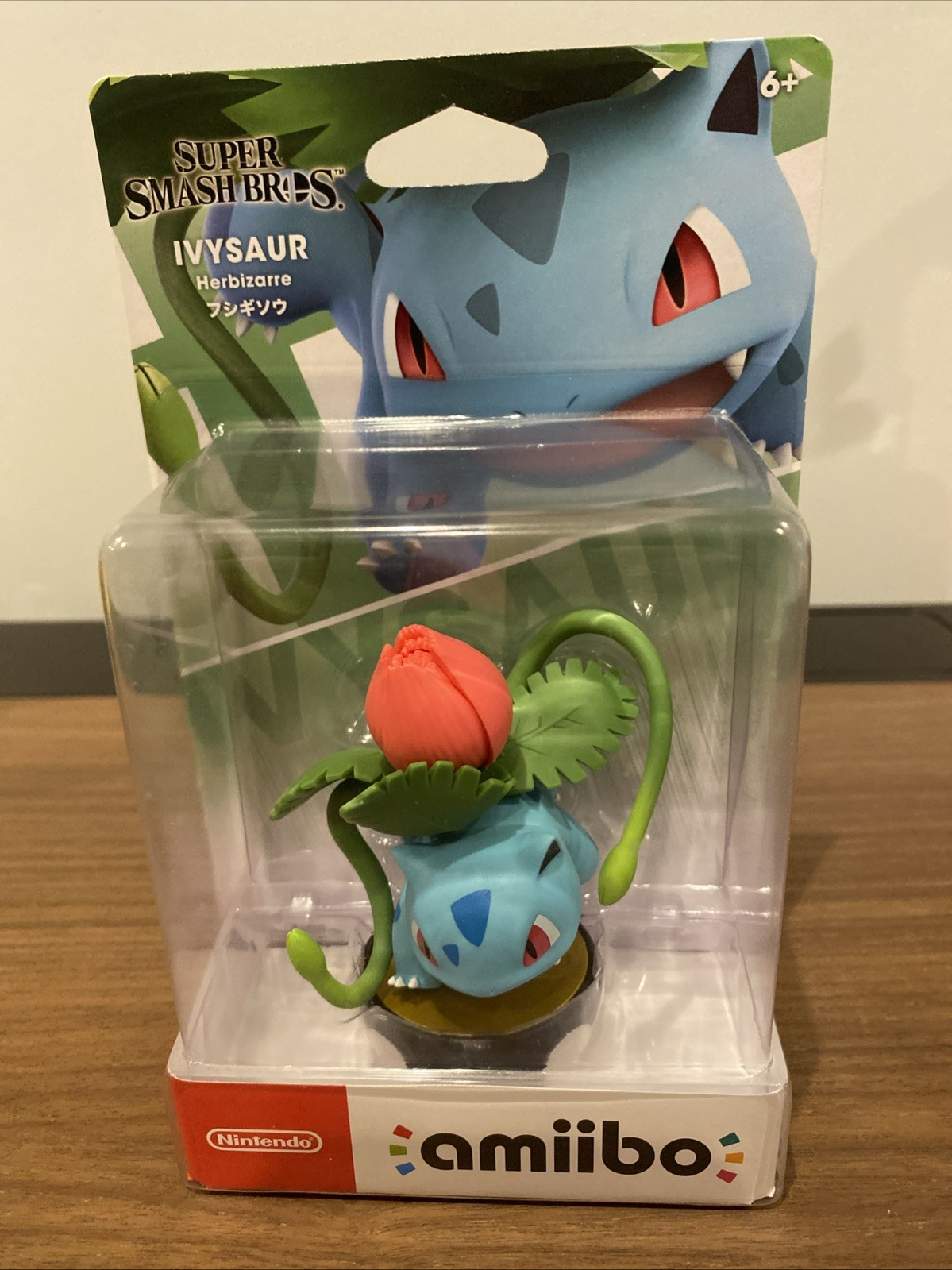 Nintendo amiibo Super Smash Bros. – Ivysaur Character Figure New/Sealed