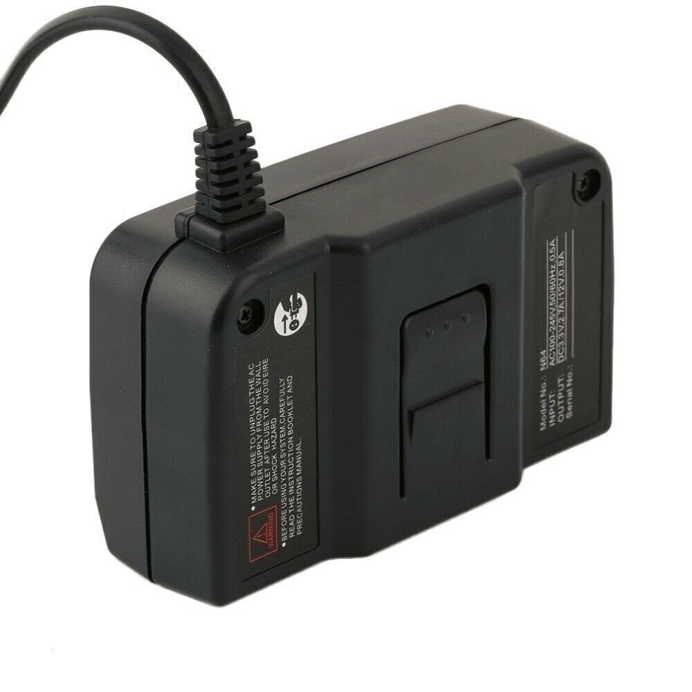 AC Adapter Power Supply & AV Cable Cord (Nintendo 64) Brand New N64 Bundle Lot