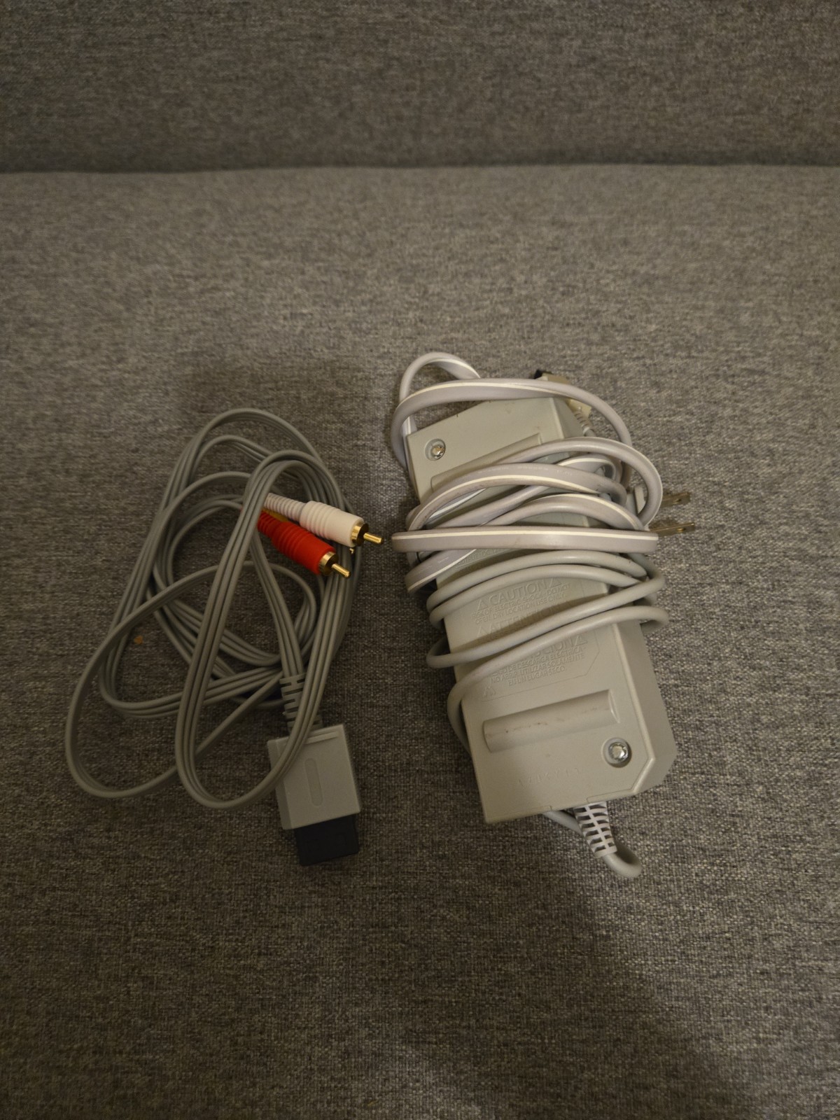 Nintendo Wii Power Supply + AV Video Cable OEM
