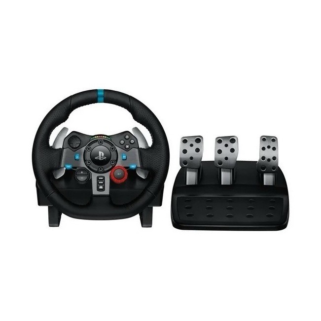 Logitech G29 Driving Force Racing Wheel & Pedals for PlayStation 5/4, PC. Black