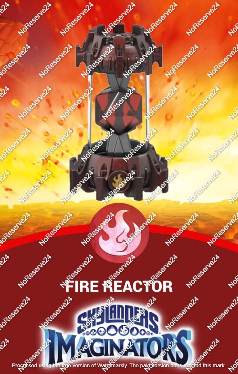 Skylanders Imaginators Creation Crystal Fire Reactor NFC Card FACTORY RESET