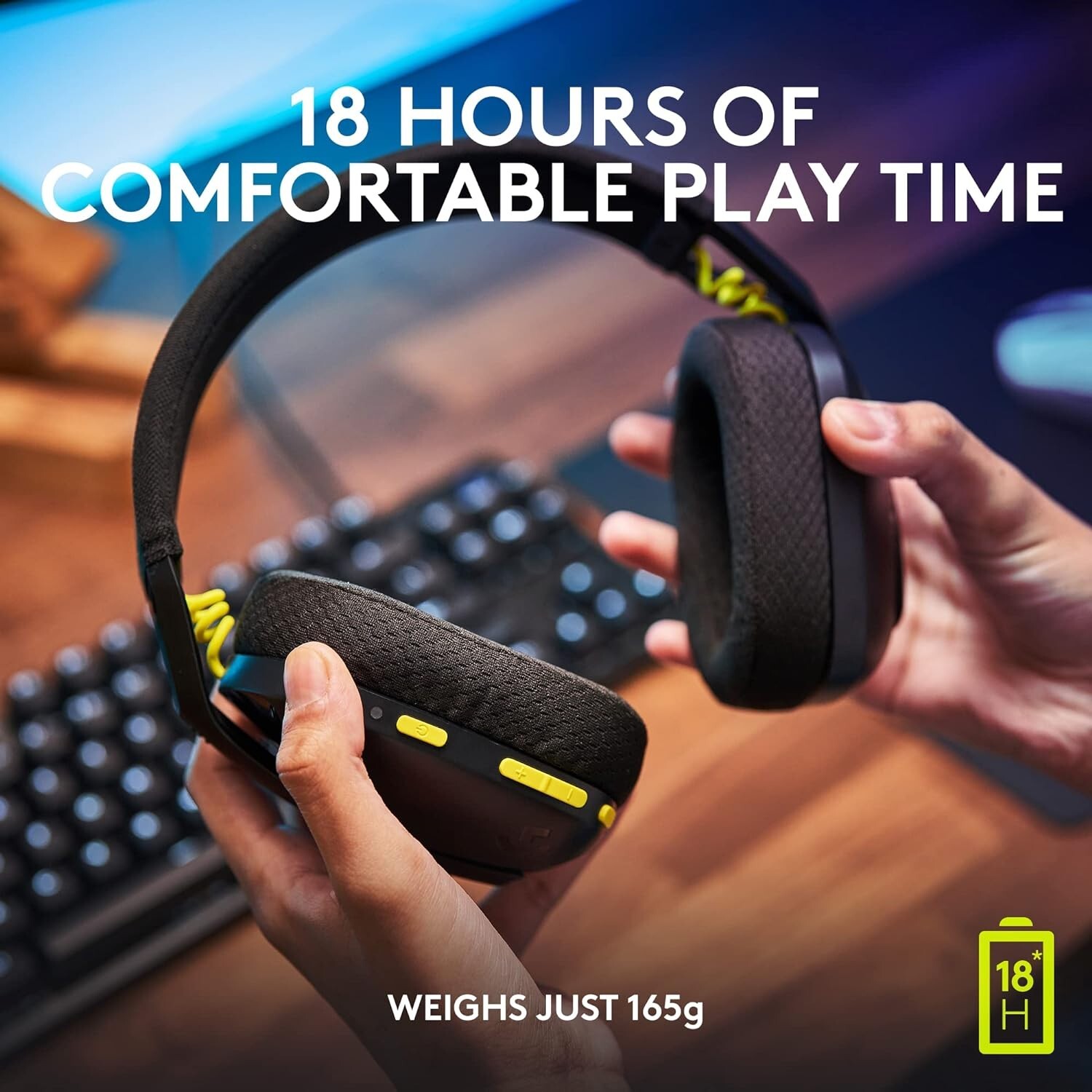 Logitech G435 Ultra-light Lightspeed Bluetooth Gaming Headset – No USB Receiver