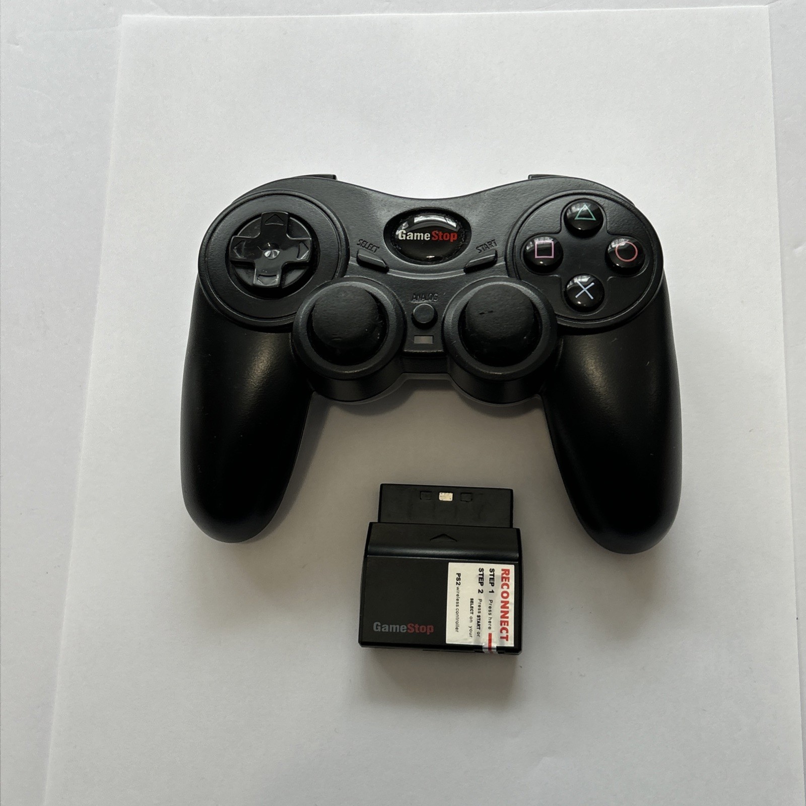 Gamestop BB-178 Predator S-Type PlayStation 2 Wireless Controller w/ Dongle
