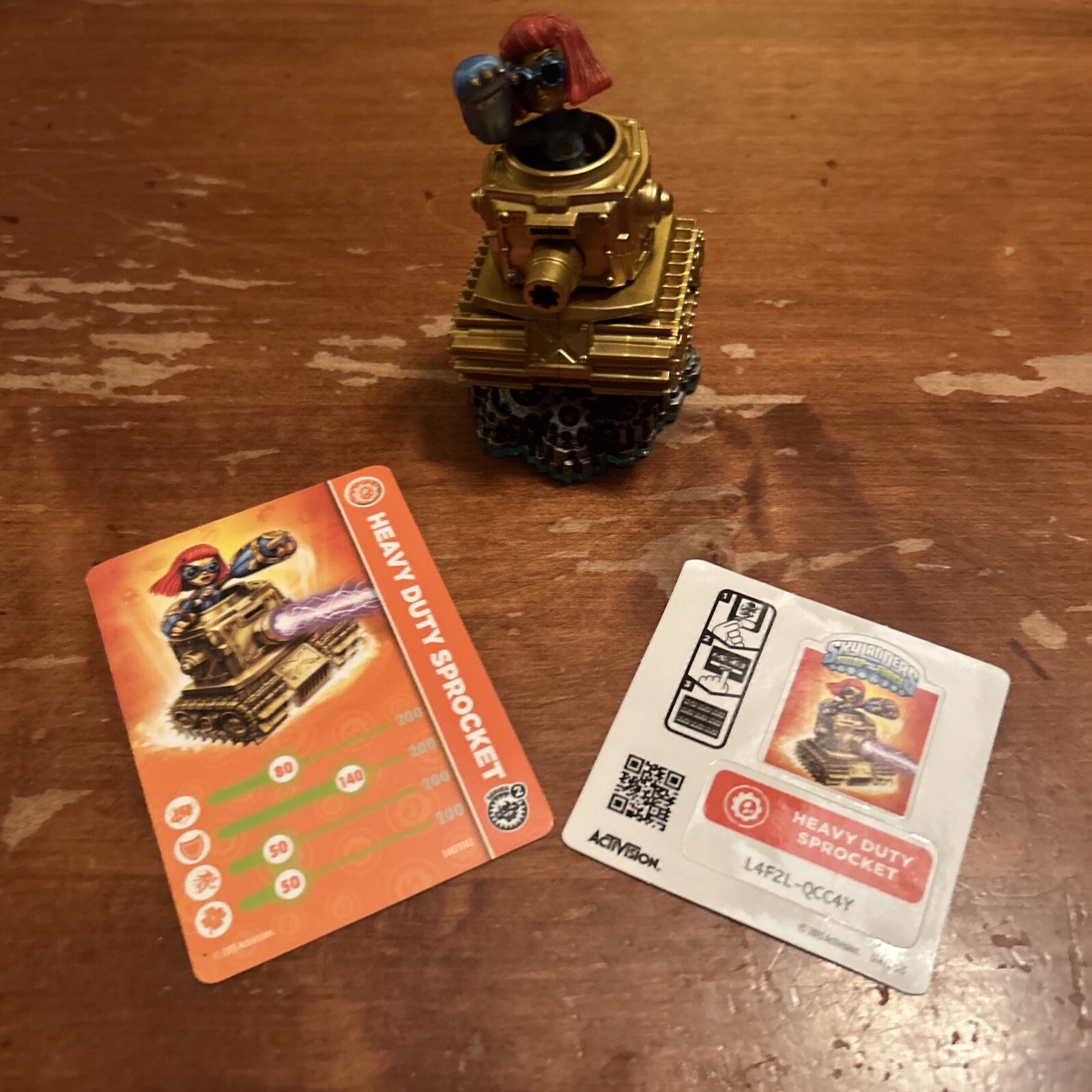 Skylanders Swap-Force HEAVY DUTY SPROCKET Figure Blue