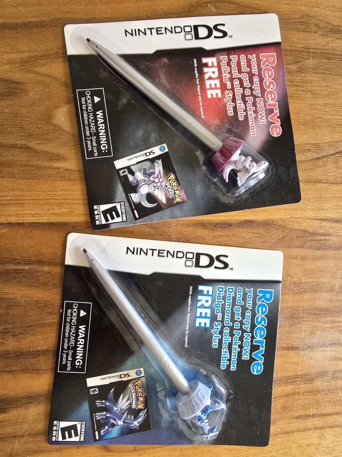Pokémon Diamond & Pearl Palkia & Dialga Stylus Nintendo DS Pre-Order Unopened