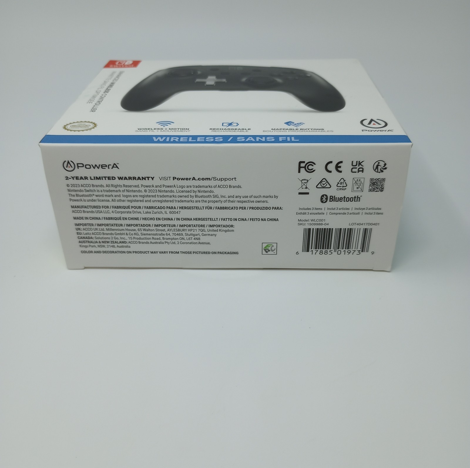 Nintendo Switch PowerA Enhanced Wireless Controller NEW!