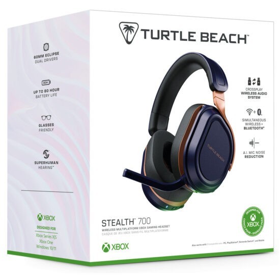 Turtle Beach Stealth 700 Gen 3 Wireless Multiplatform Gaming Headset-Cobalt NEW
