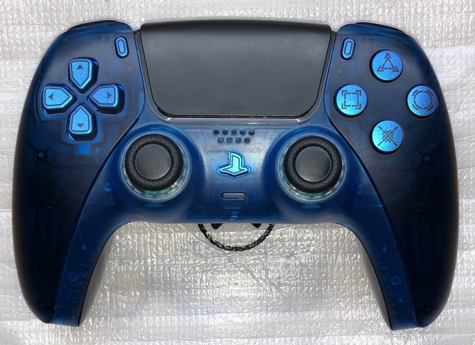 Custom LED Kit Clear Blue Sony DualSense Wireless Controller PlayStation 5 PS5
