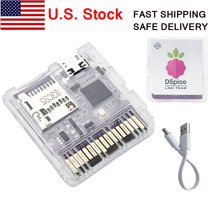 For NDS NDSL DSi 3DS Console Flash Cartridges DSpico Game Card Reader RP2040 MCU