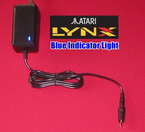 9V AC Adapter Power Supply W/ LED Light for Atari Lynx I & II System NEW