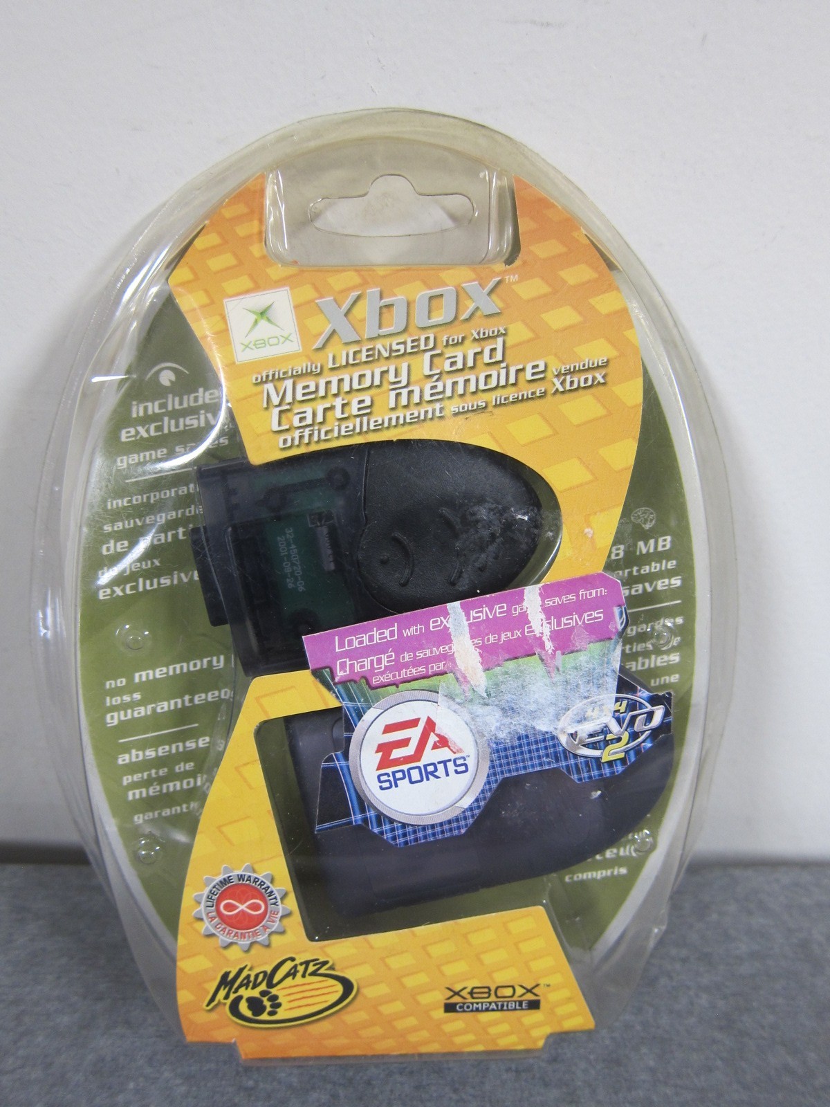 XBOX Memory Card 8 MB Mad Catz – NEW/SEALED