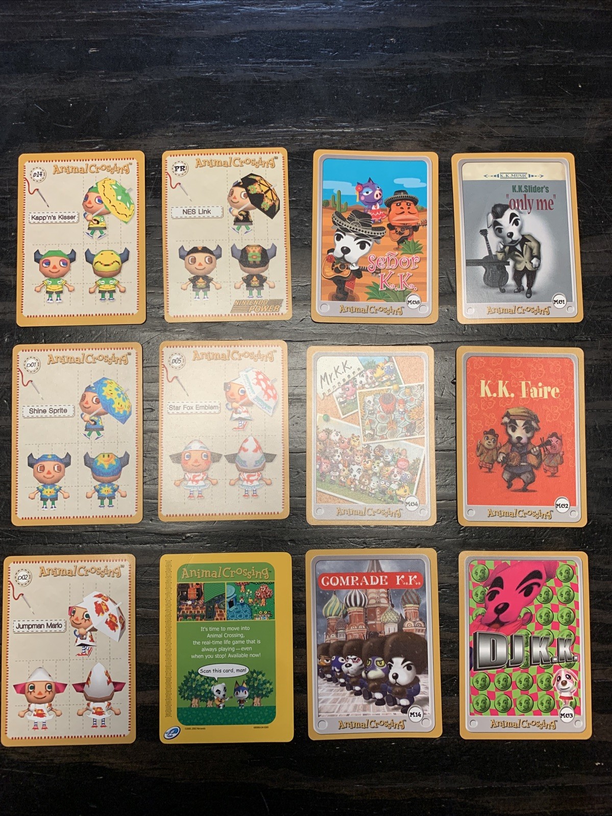 Animal Crossing Cards (E-Reader) Lot Of 12 As Shown
