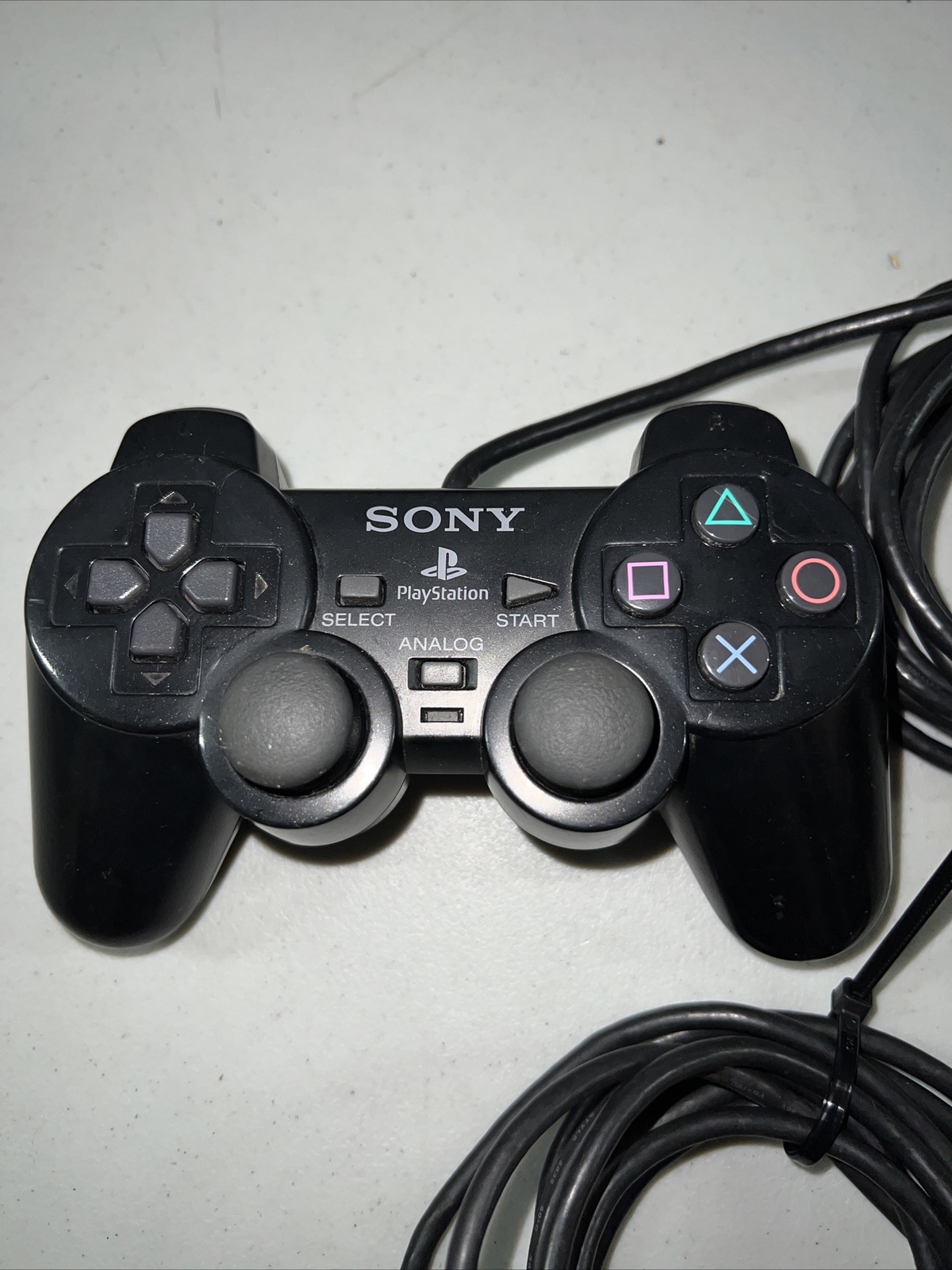 Lot Of 2 Sony PlayStation 2 DualShock2 *Original Controller Black SCPH-10010 *