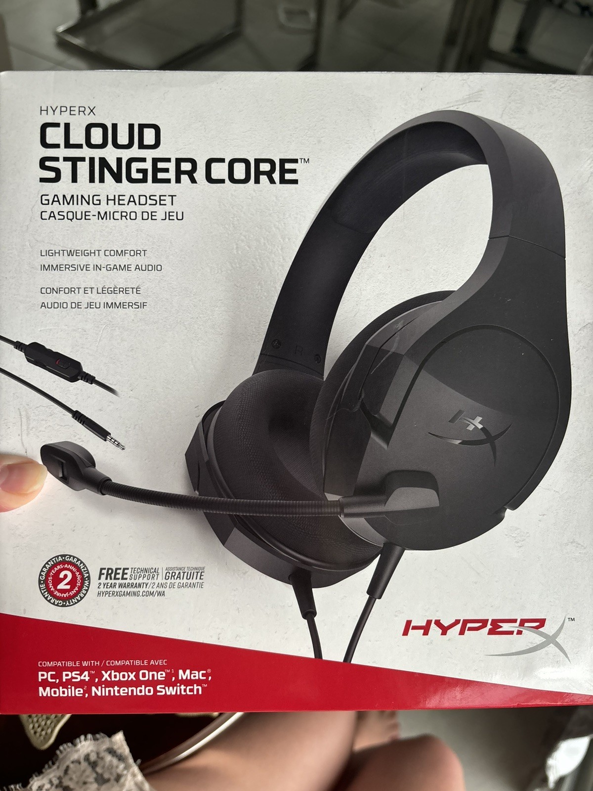HyperX Cloud Stinger Black Headband Gaming Headset for PC and PS4 Xbox One