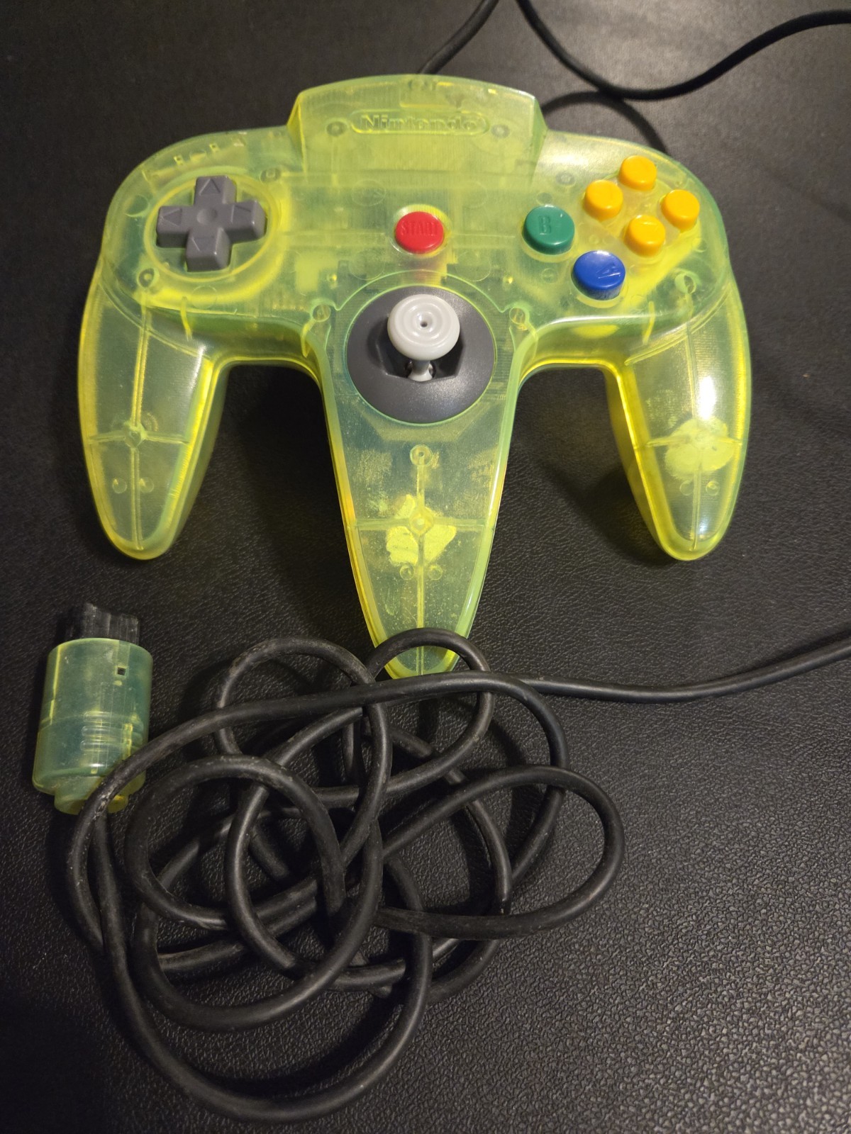 Nintendo 64 N64 Extreme Green Controller OEM Toys-R-US Rare