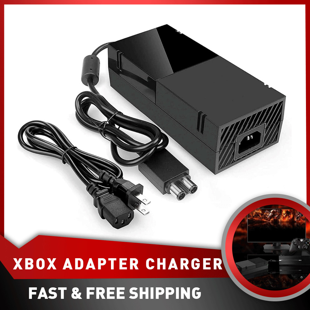 AC Power Adapter Cable Plug with Power Cord for XBOX ONE Gaming Console, New