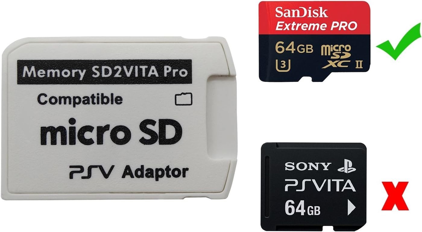 V6.0 Micro SD to Vita Memory Card Adapter SD2VITA for PS PSV 1000/2000 .