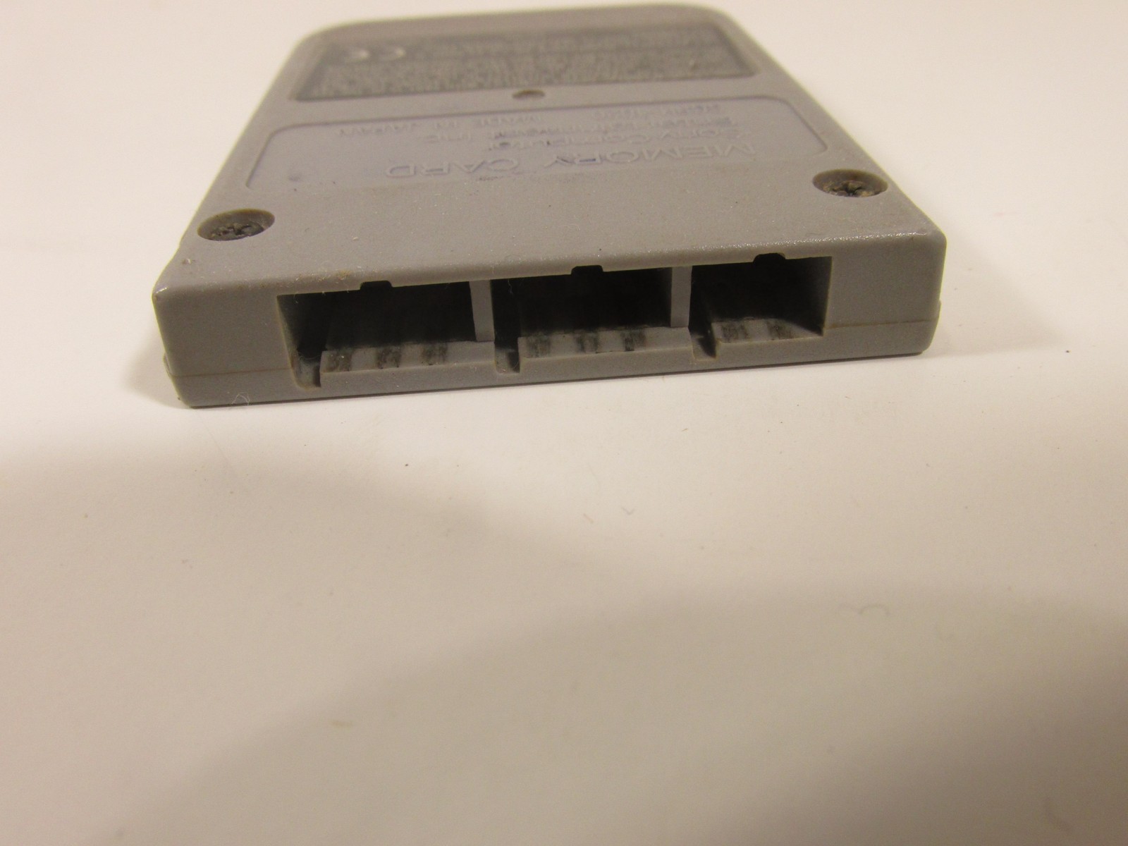 Sony PlayStation 1 PS1 OEM Gray Memory Card SCPH-1020 Made In Japan Original