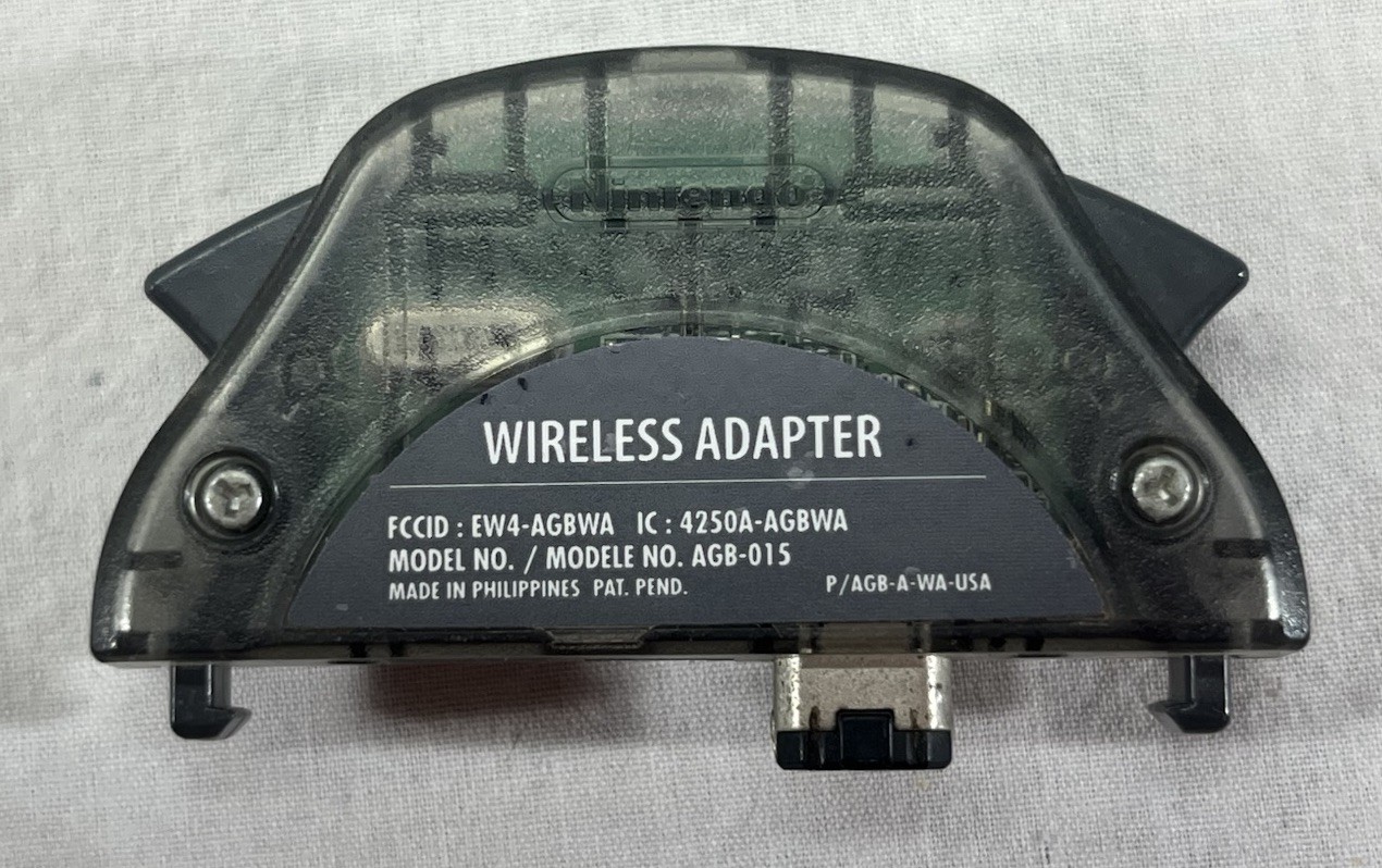 Nintendo Gameboy Advance Wireless Adapter GBA Model AGB-015