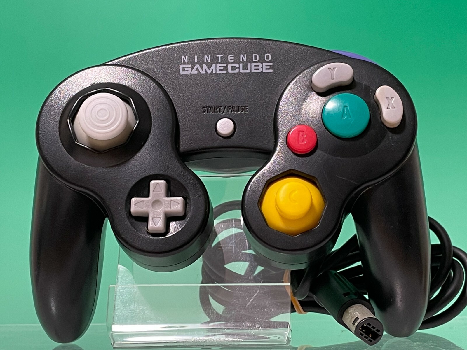 Nintendo GameCube Controller Black Excellent+ Game Cube GC NGC Japan JP NTSC-J