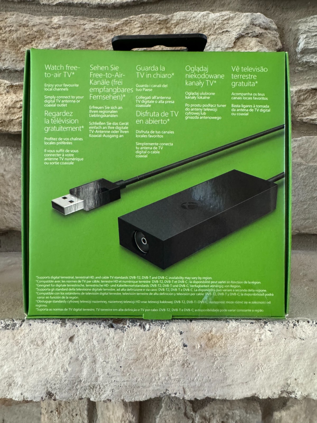 Lot of 5 Microsoft Xbox One Digital TV Tuner 1611 PAL DVB EU New Sealed EU/UK/AU