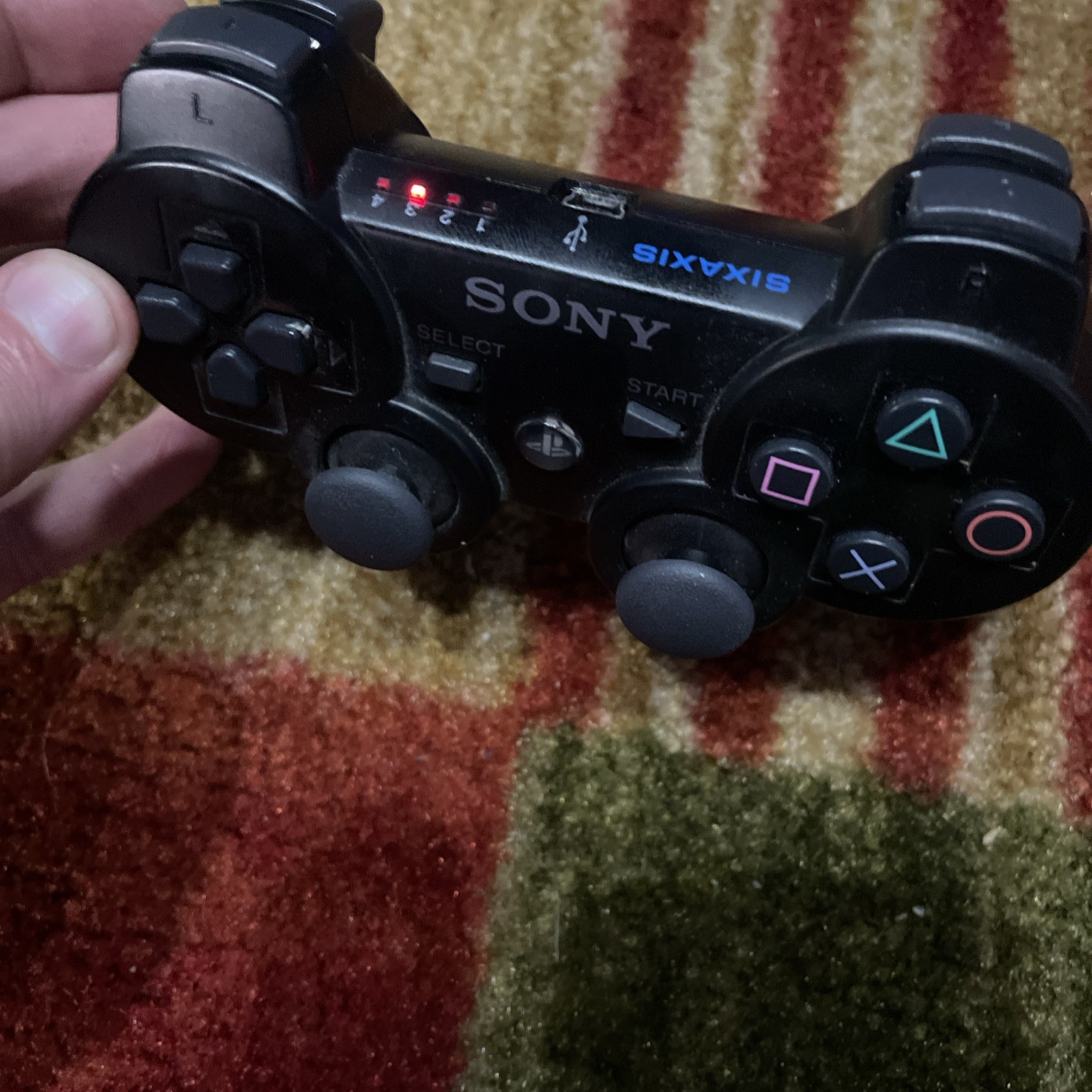 Sony PlayStation Sixaxis Wireless Controller – Black (CECHZC1U)