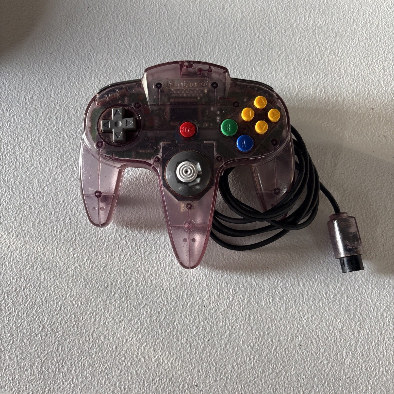 Nintendo 64 Clear Purple Controller