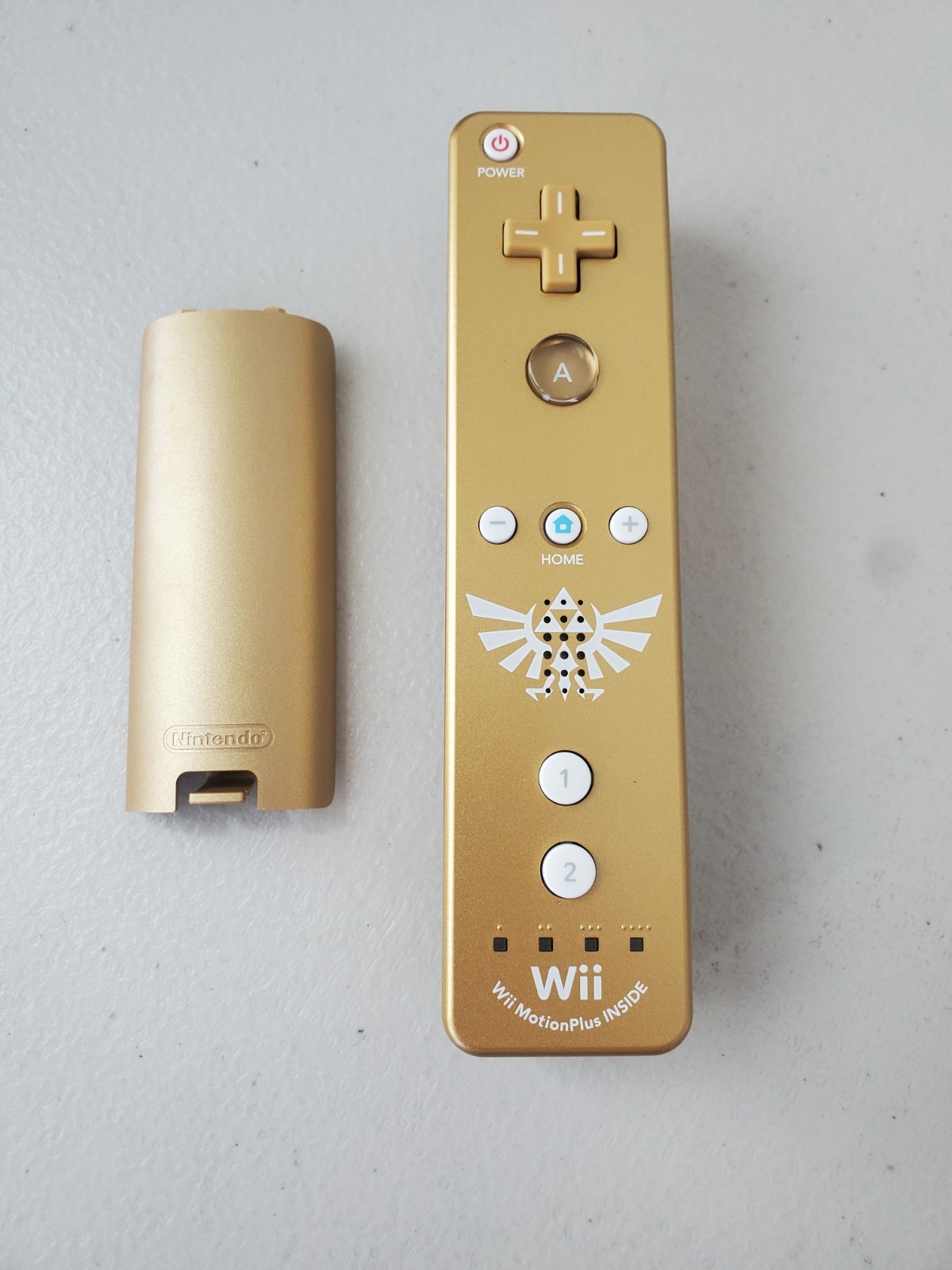Nintendo Wii Remote Gold Zelda Skyward Sword Edition MotionPlus OEM Controller