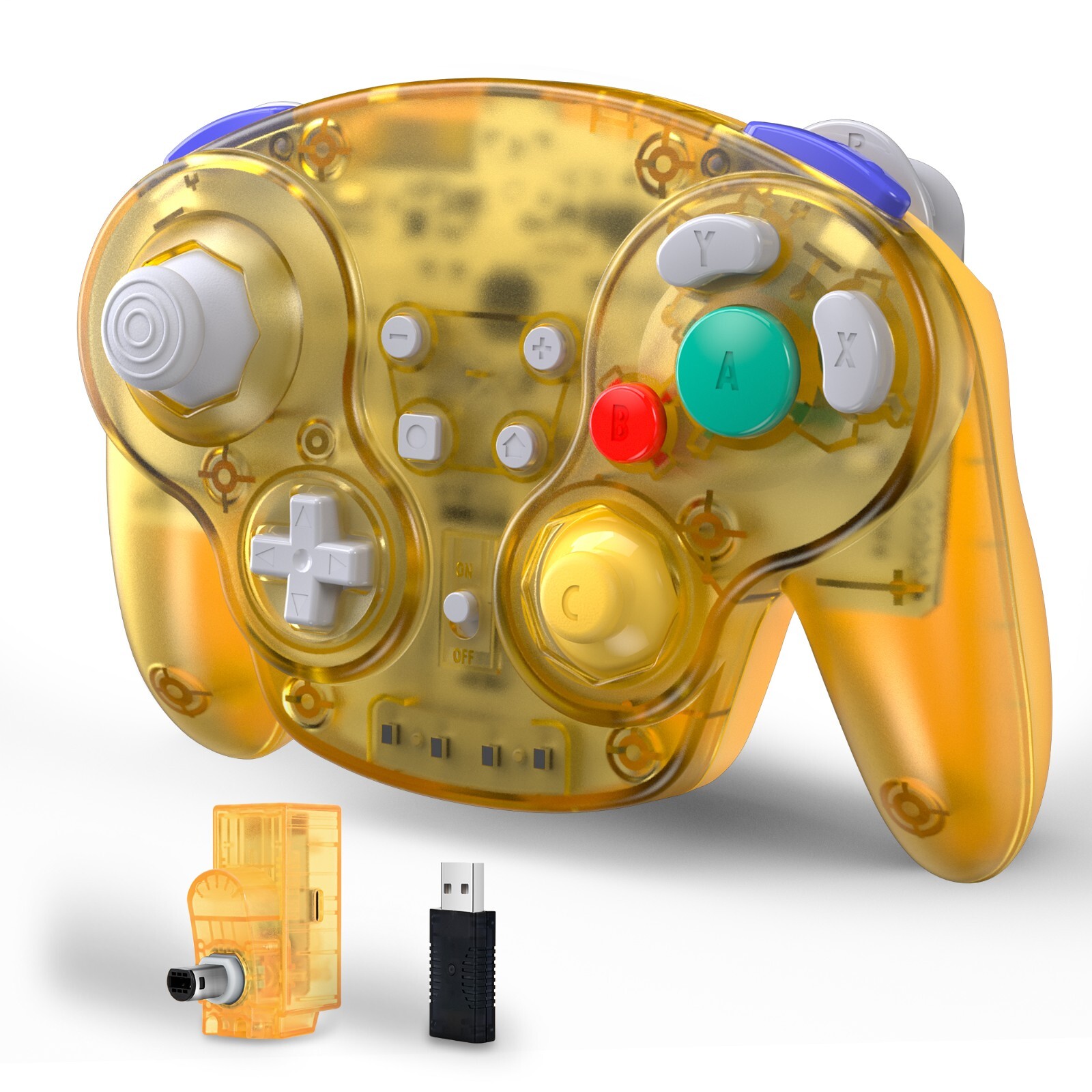 2.4GHZ Wireless NGC Switch Controller for Gamecube/ Windows PC/Mac/ Raspberry Pi