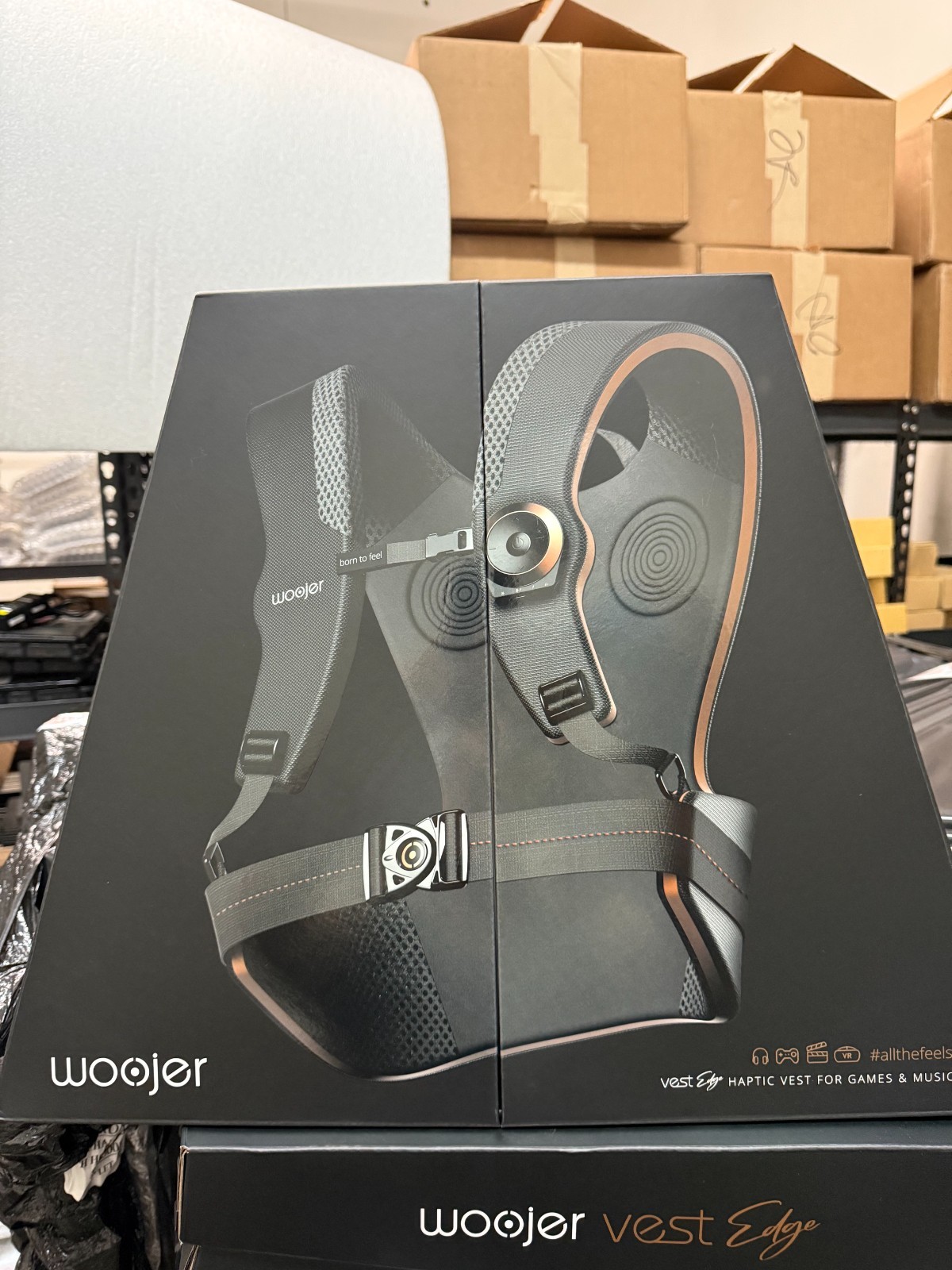 U2 Woojer Vest Edge Haptic Vest for Gaming, Music & VR
