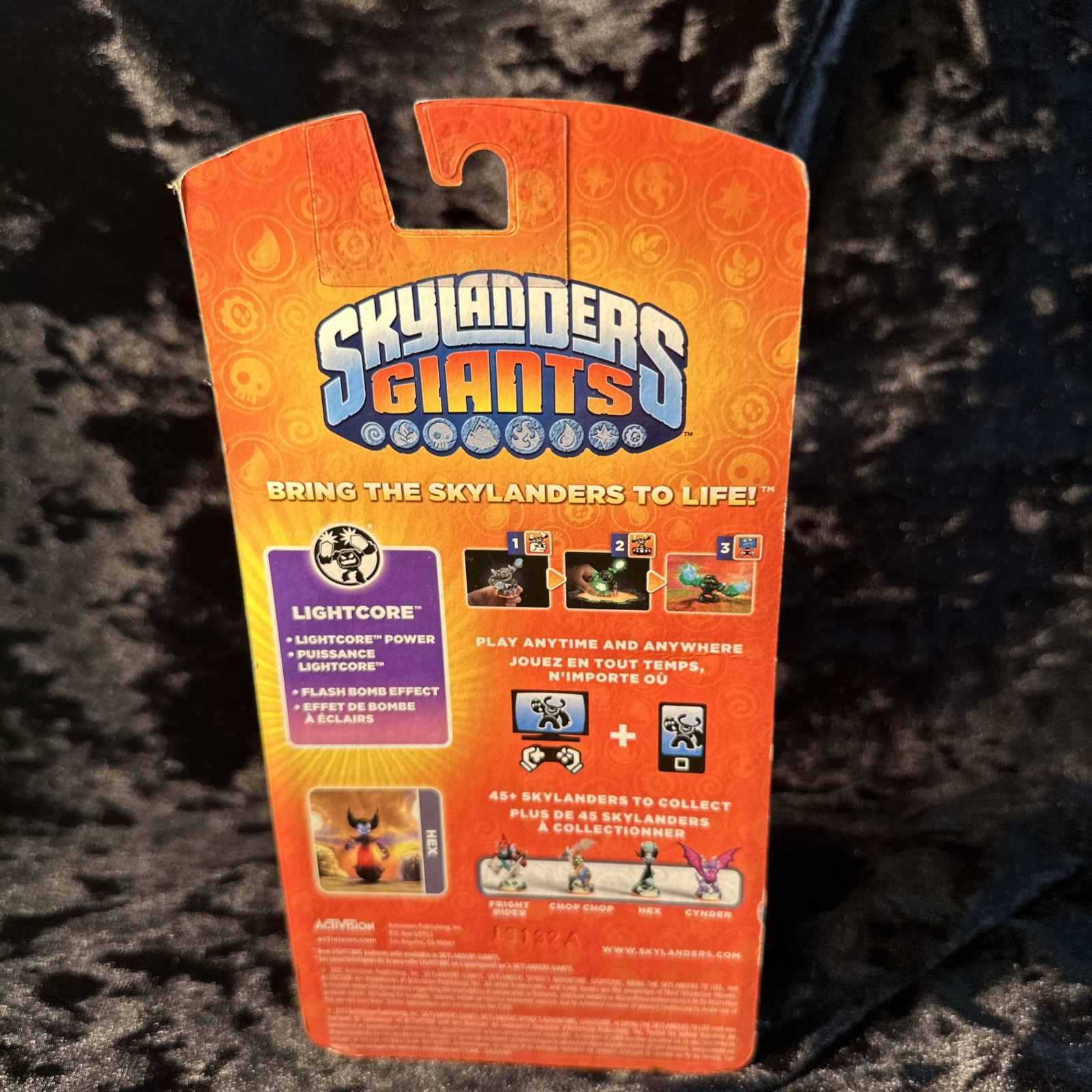 Skylanders Giants Activision Hex Lightcore Lights Up Toys to Life Game Figure