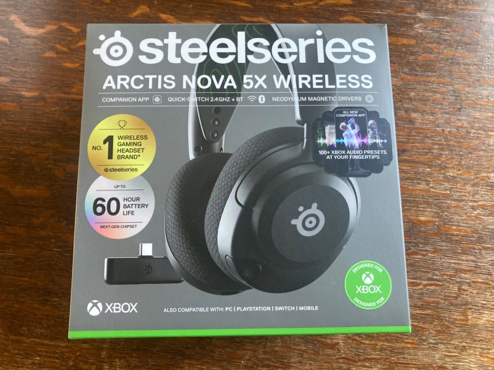 SteelSeries – Arctis Nova 5X Wireless Gaming Headset for Xbox Series – NEW