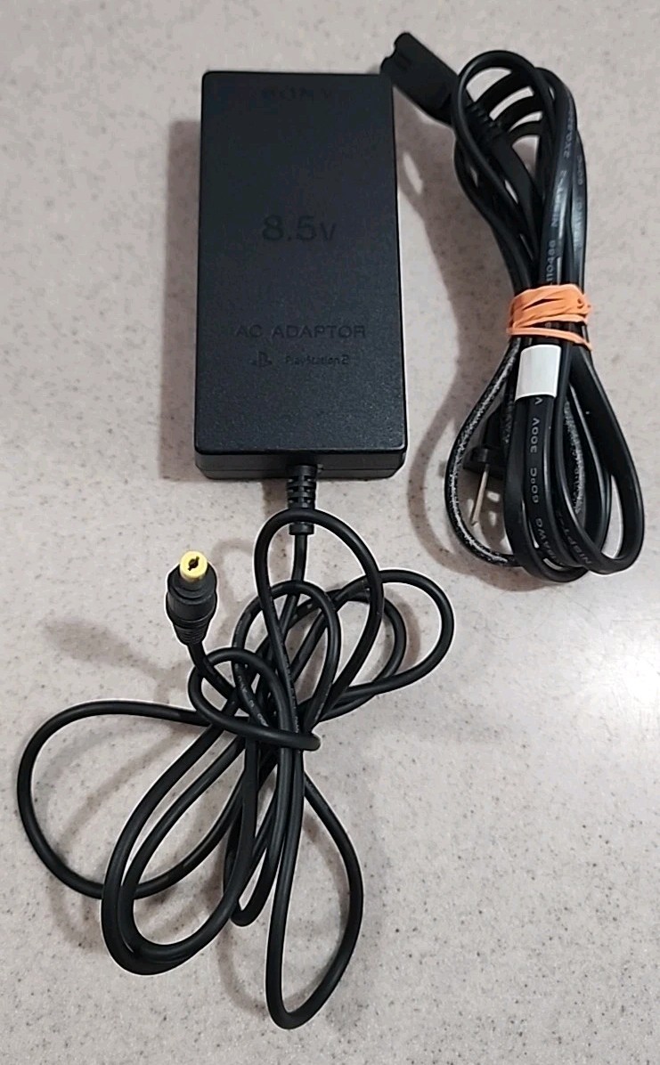 OEM Genuine Sony Playstation 2 PS2 Slim AC Adapter Power Supply 8.5v Original