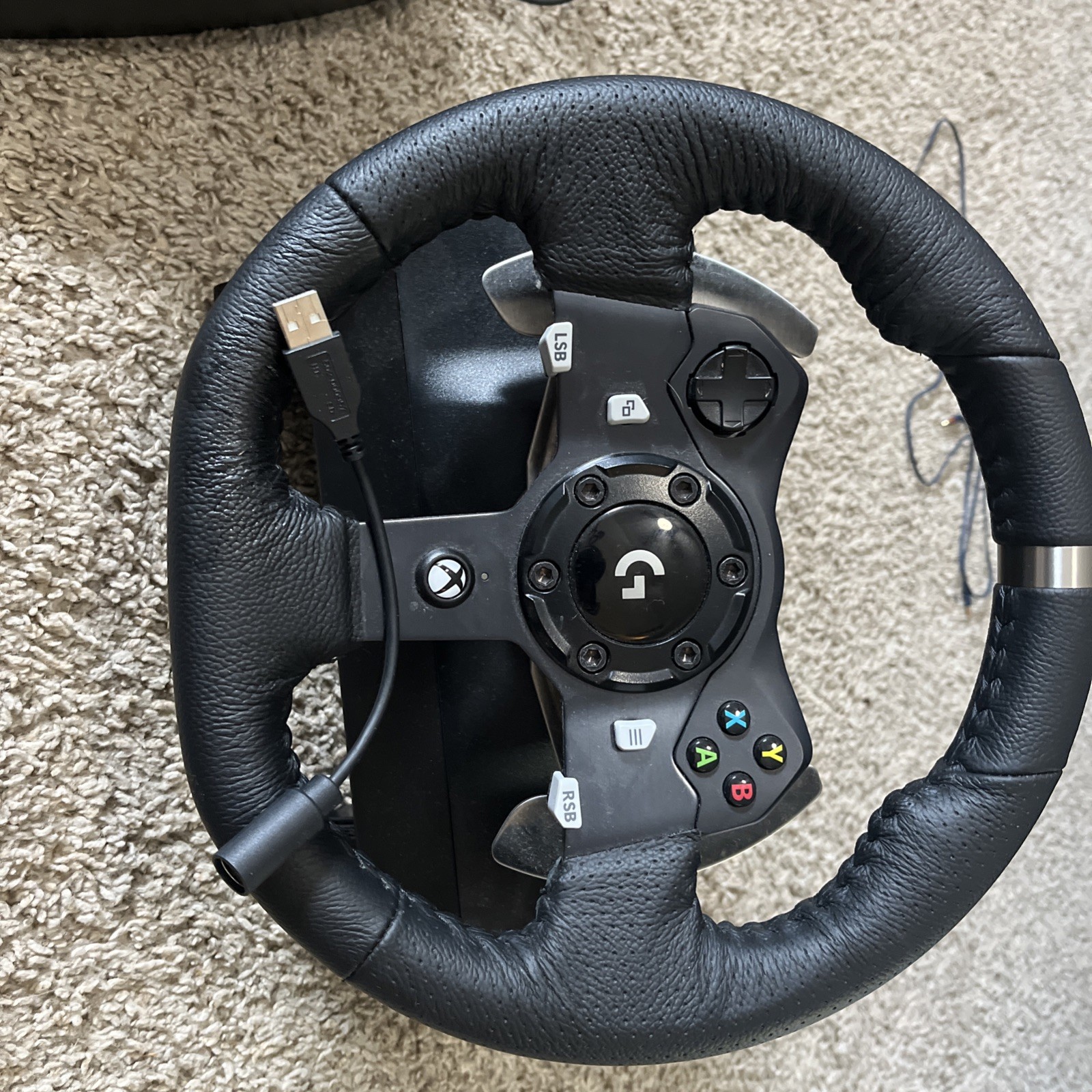 Logitech – G920 Driving Force Racing Wheel, Shifter, and Pedals for Xbox & PC