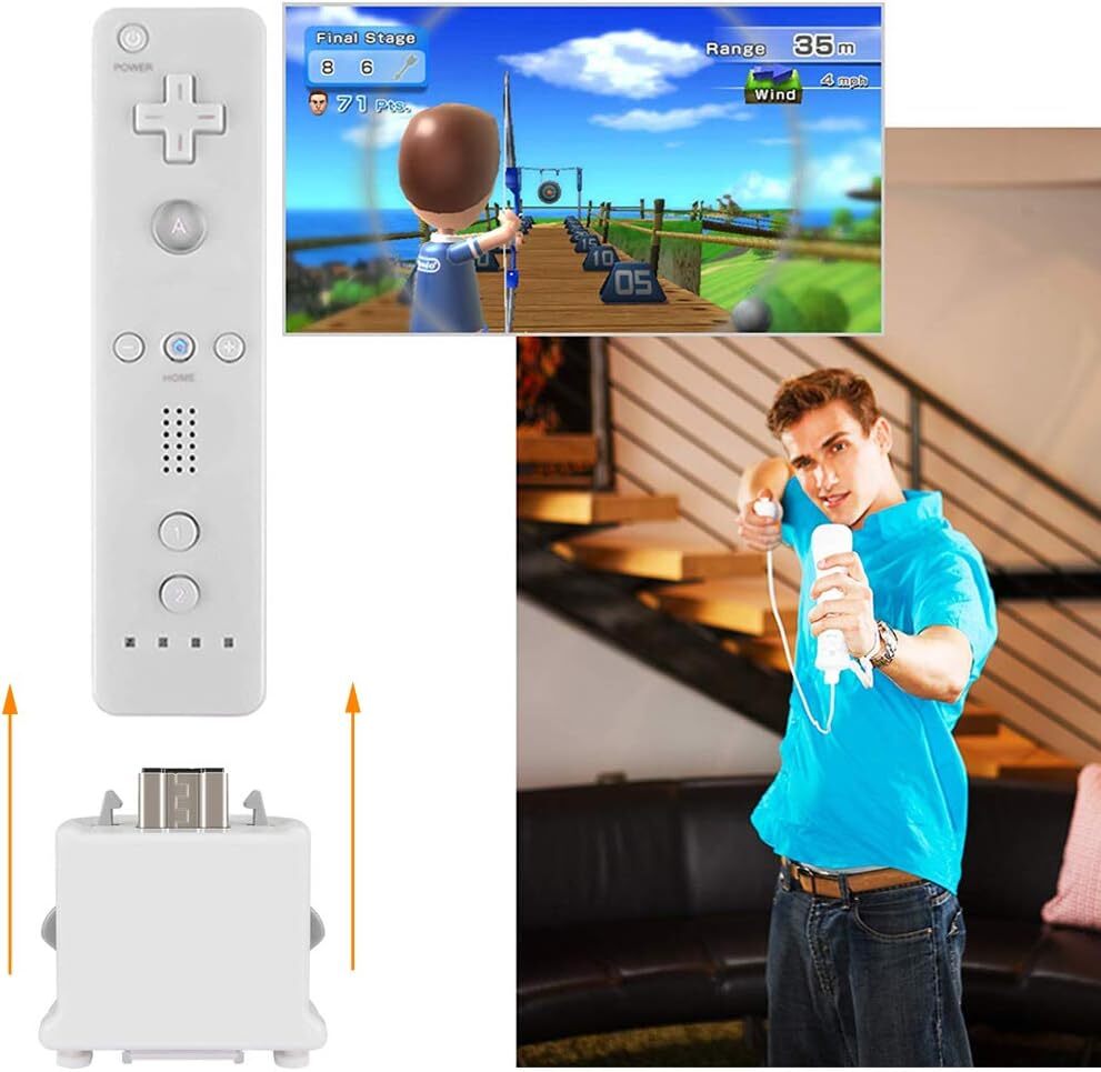 3X For Wii Motion Plus Sensor Adapter Attachment Nintendo Wii /Wii U Controller